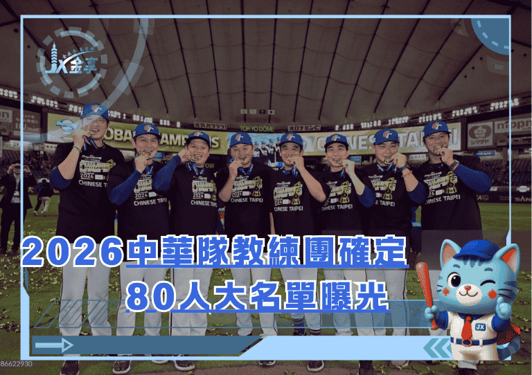 2026中華隊教練團確定，80人大名單曝光/金享娛樂城