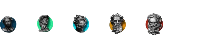 QT電子《重複》「深藍雕像，綠雕像，亮藍雕像，黃雕像，紅雕像」:「深藍雕像，綠雕像，亮藍雕像，黃雕像，紅雕像」以上連線即獲得賠付(根據當前投注所獲得的不同獎金)。/金享娛樂城球小編