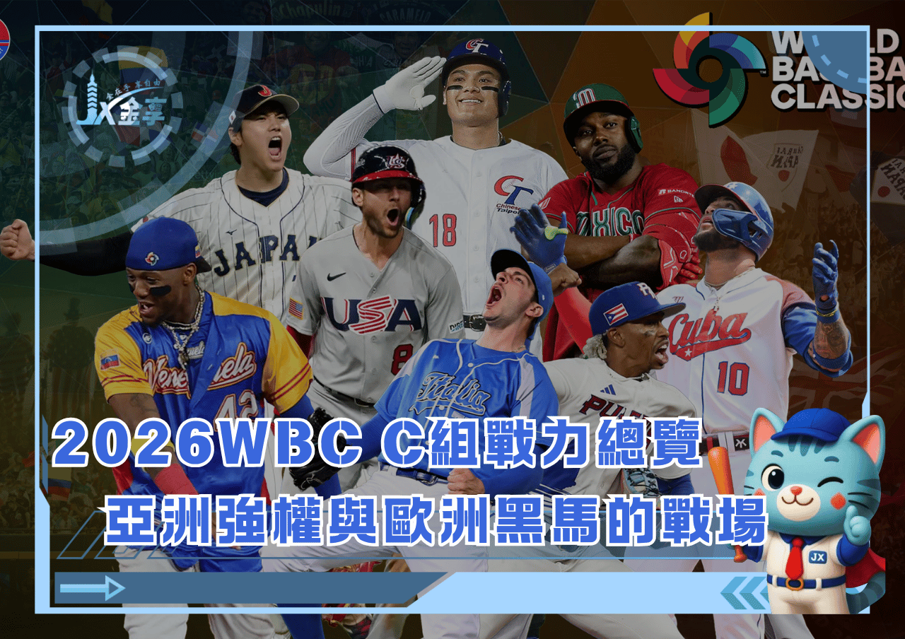 2026WBC C組戰力總覽：亞洲強權與歐洲黑馬的戰場
