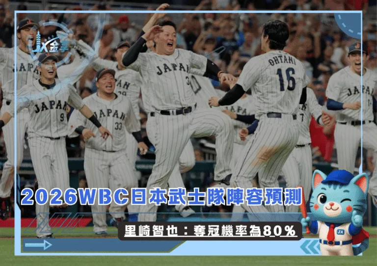 2026WBC日本武士隊陣容預測 里崎智也：奪冠機率為80％