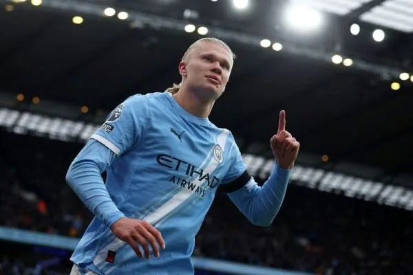 哈蘭德基本上一、兩球就能完成射門(photo:aljazeera)/金享娛樂城