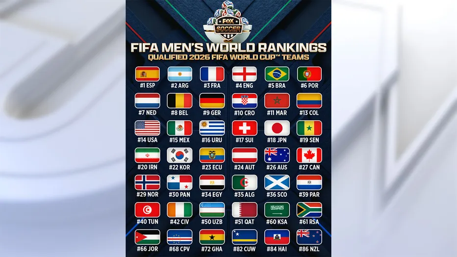 48隊FIFA世界排名(photo:FOX)/金享娛樂