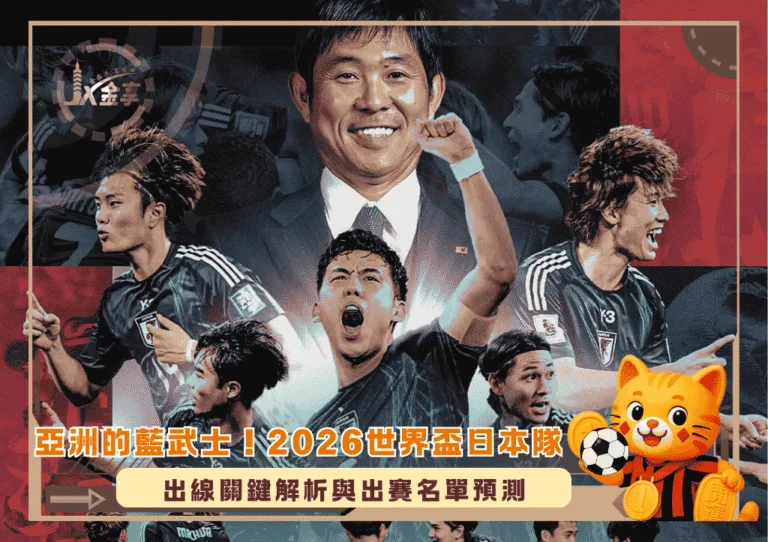 亞洲的藍武士!2026世界盃日本隊
