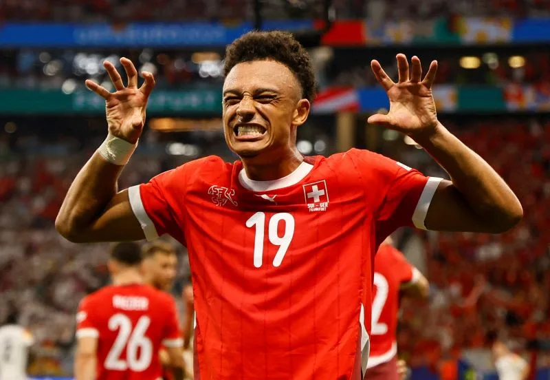 主力前鋒丹・恩多耶(Dan Ndoye)是瑞士得分重要關鍵。/金享娛樂城
