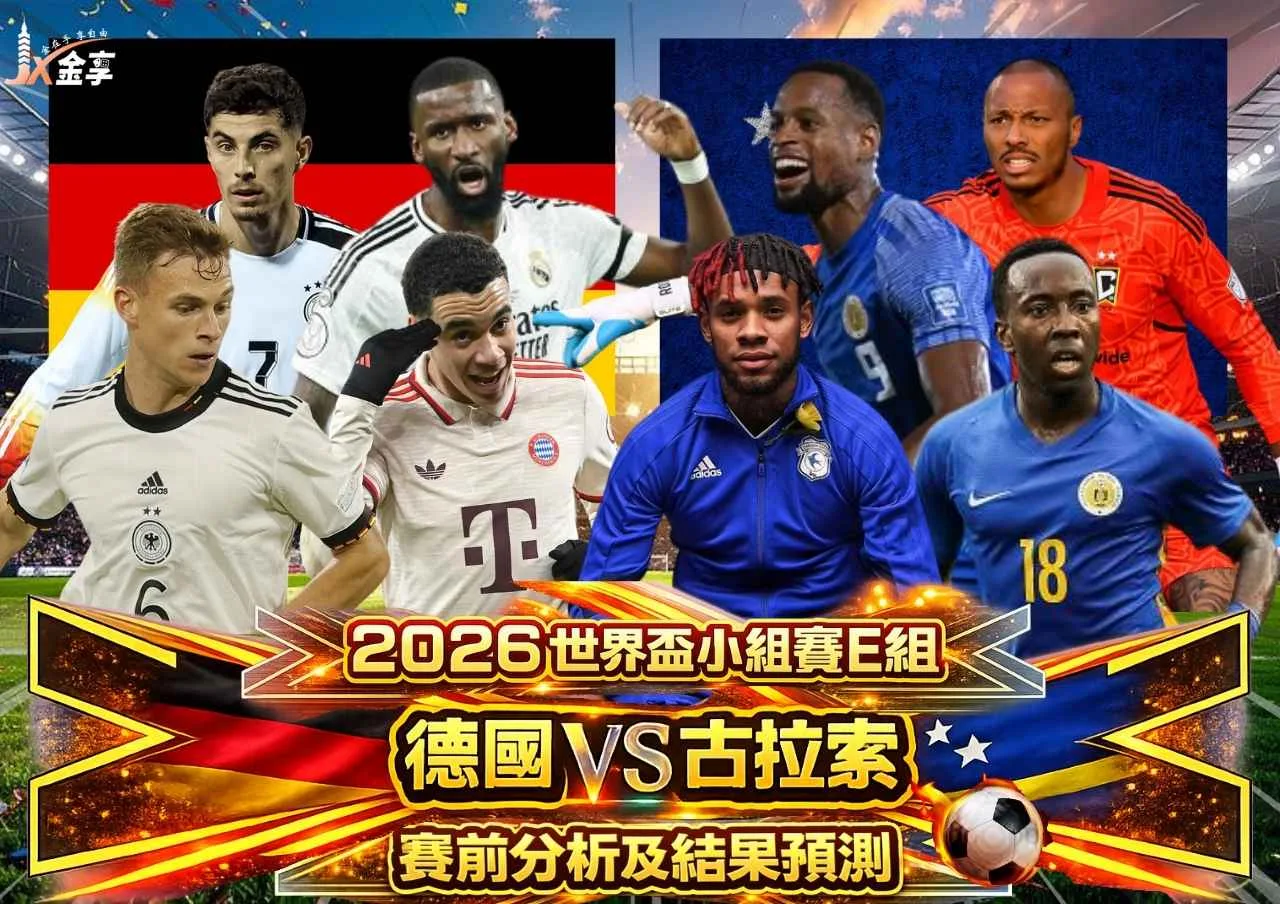 2026世界盃小組賽E組 德國vs古拉索 賽前分析及結果預測