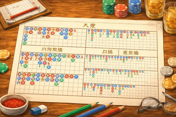 百家樂路單(photo:AI製圖)/金享娛樂城