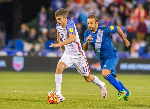 2016年Pulisic首次代表美國出戰瓜地馬拉(photo:nytimes)/金享娛樂城