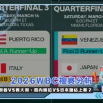 2026WBC複賽分析:波多黎各VS義大利、委內瑞拉VS日本誰佔上風?(photo:WBC官網)/金享娛樂城
