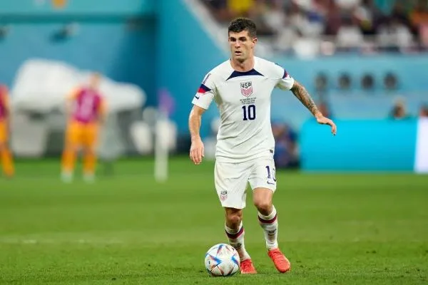 Christian Pulisic的第一步變向與持球可以迫使防線收縮(photo:concacaf)/金享娛樂城