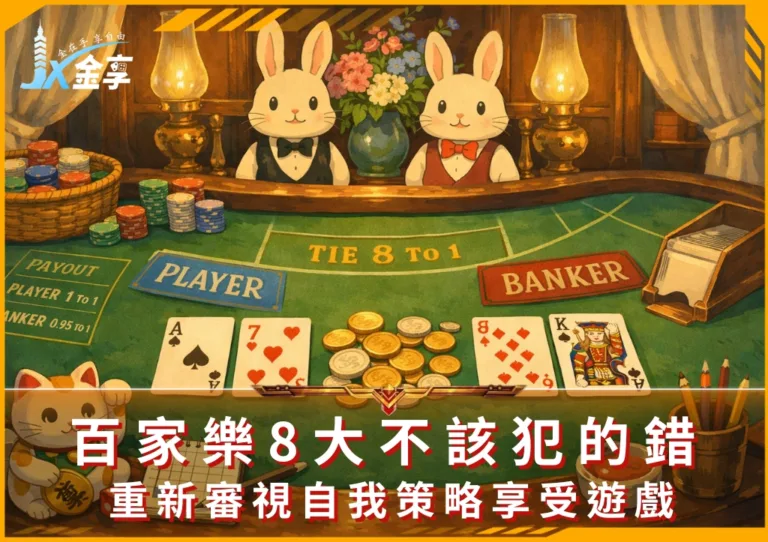 百家樂8大不該犯的錯 重新審視自我策略享受遊戲(photo:AI製圖)/金享娛樂城