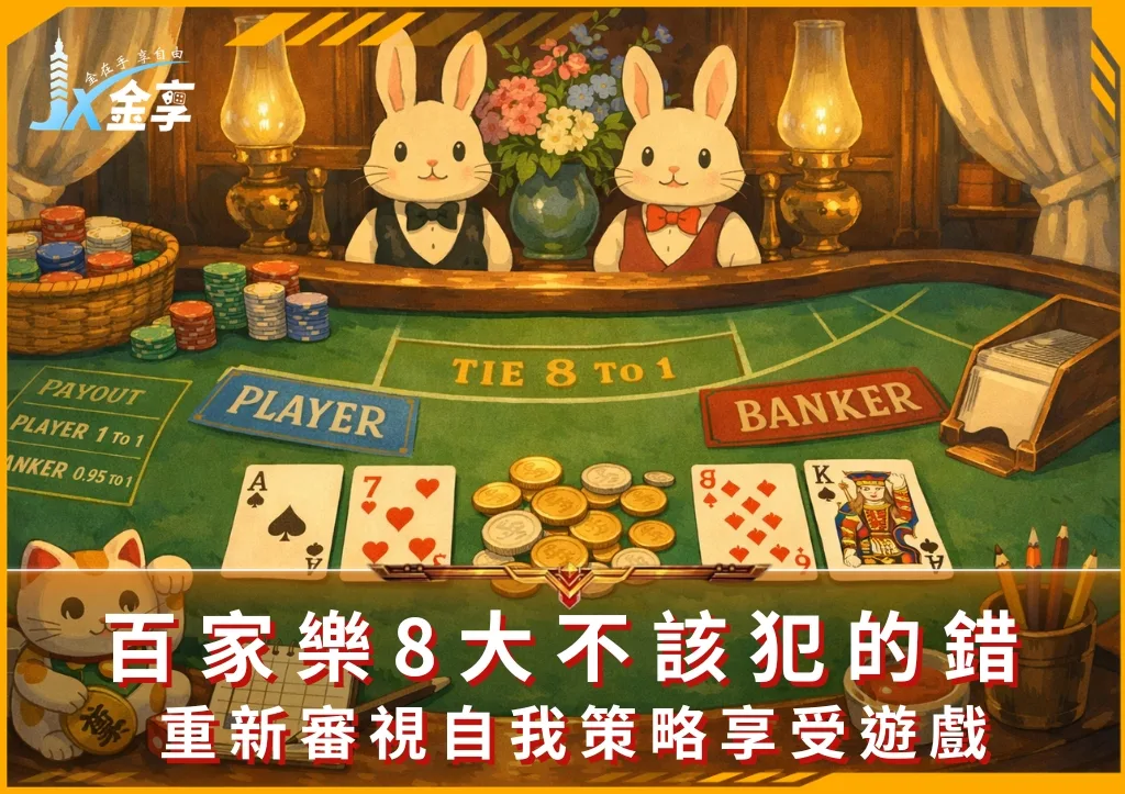 百家樂8大不該犯的錯 重新審視自我策略享受遊戲(photo:AI製圖)/金享娛樂城