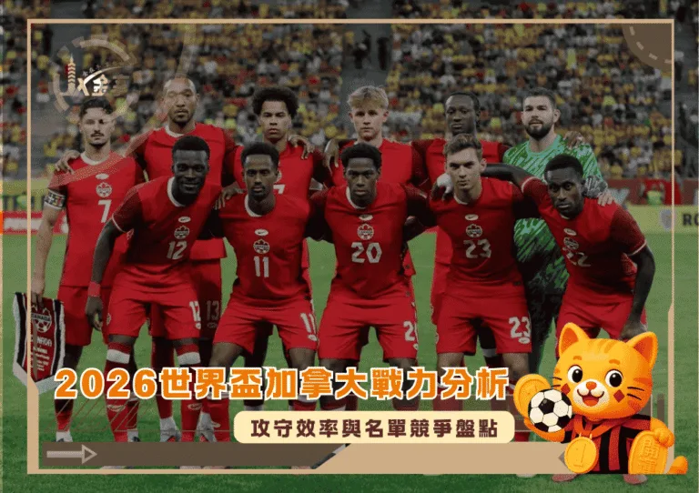 2026世界盃加拿大戰力分析:攻守效率與名單競爭盤點(photo:onesoccer)/金享娛樂城