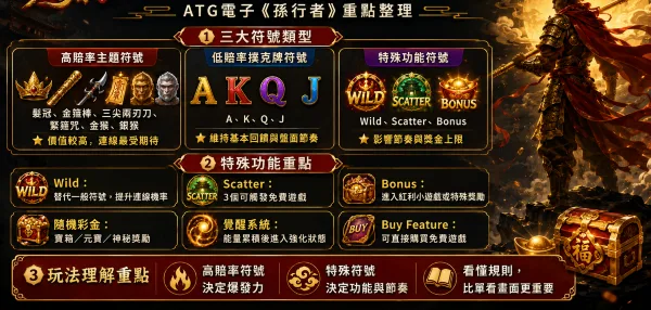 ATG電子玩法總整理(Photo:AI生成)/金享娛樂城