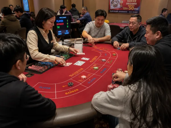 百家樂遊戲場 示意圖(photo:ChatGPT)/金享娛樂城