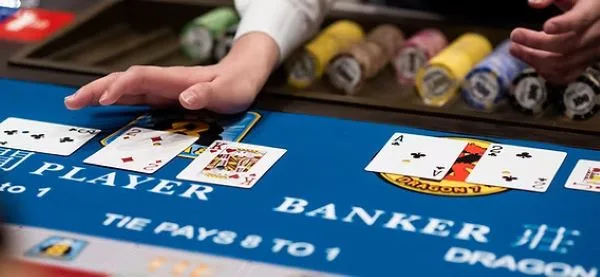 百家樂遊戲桌面(photo:Parq Casino)/金享娛樂城
