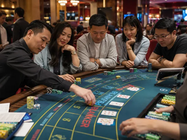遊玩百家樂的玩家們 示意圖(photo:ChatGPT)/金享娛樂城