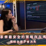 百家樂最安全的策略存在嗎?風險永遠不會消失(photo:ChatGPT)/金享娛樂城