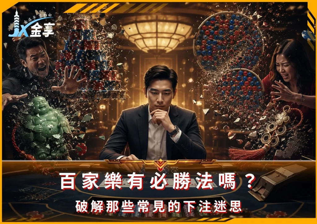 百家樂有必勝法嗎?破解那些常見的下注迷思(photo:ChatGPT)/金享娛樂城